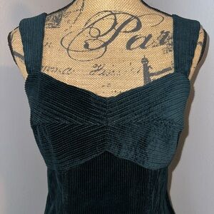 Madewell Shelley Corduroy Sweetheart Mini Dress